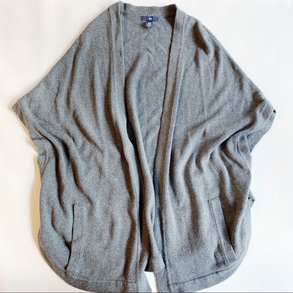 GAP Sweaters - GAP Gray Dolman Sleeve Open Cardigan Pockets XS S GAP Sweaters - GAP Gray Dolman Sleeve Open Cardigan Pockets XS S